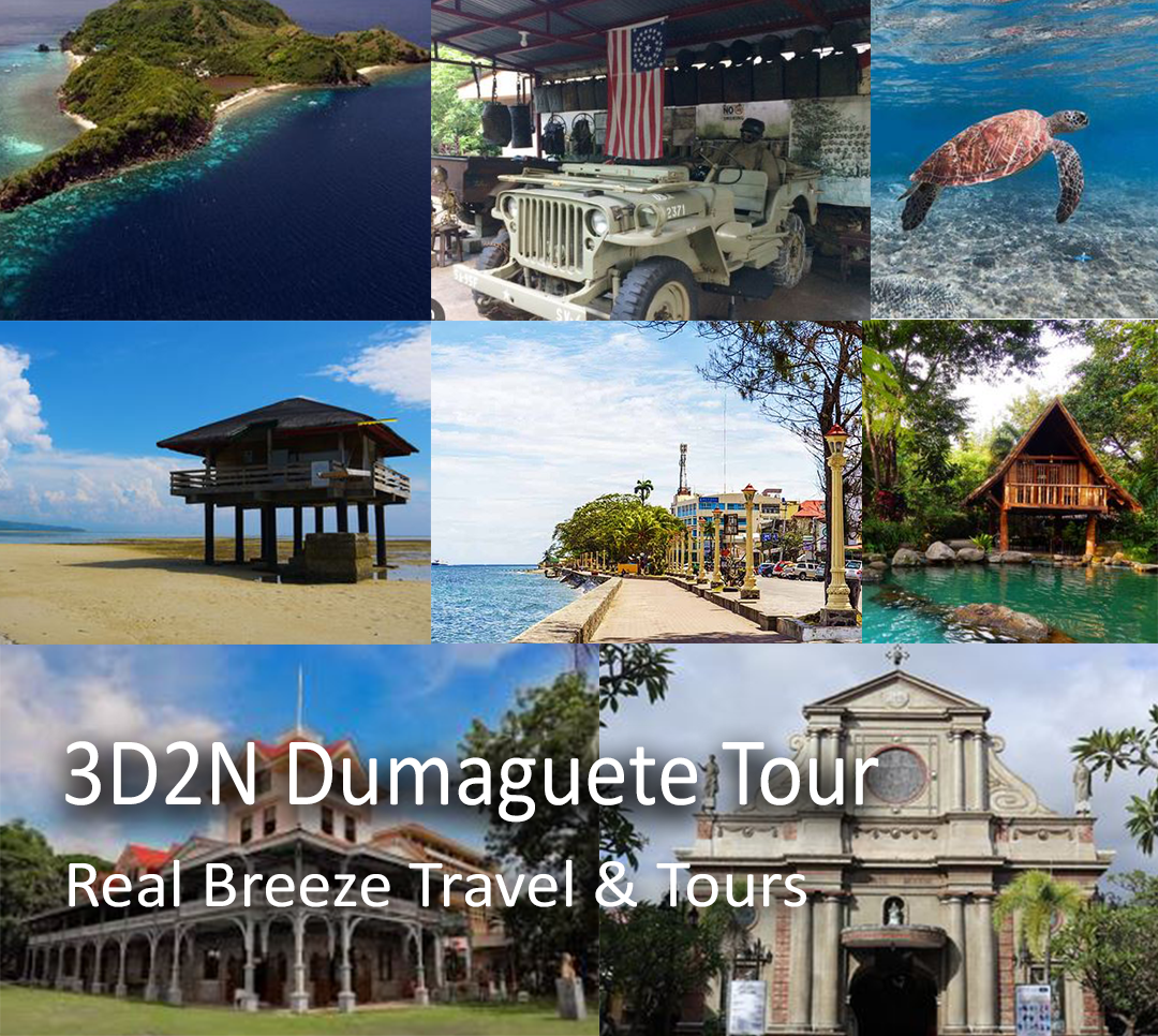 Dumaguete Tour Package – 3D2N (3 days, 2 nights)